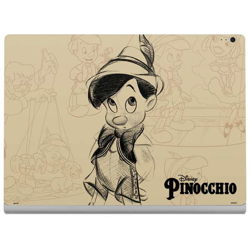 Disney Pinocchio Sketches Portrait Surface Book 2 13.5in Skin